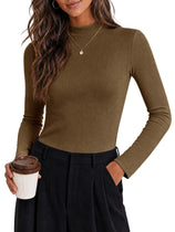 Womens Mock Turtleneck Tops | CicyBell