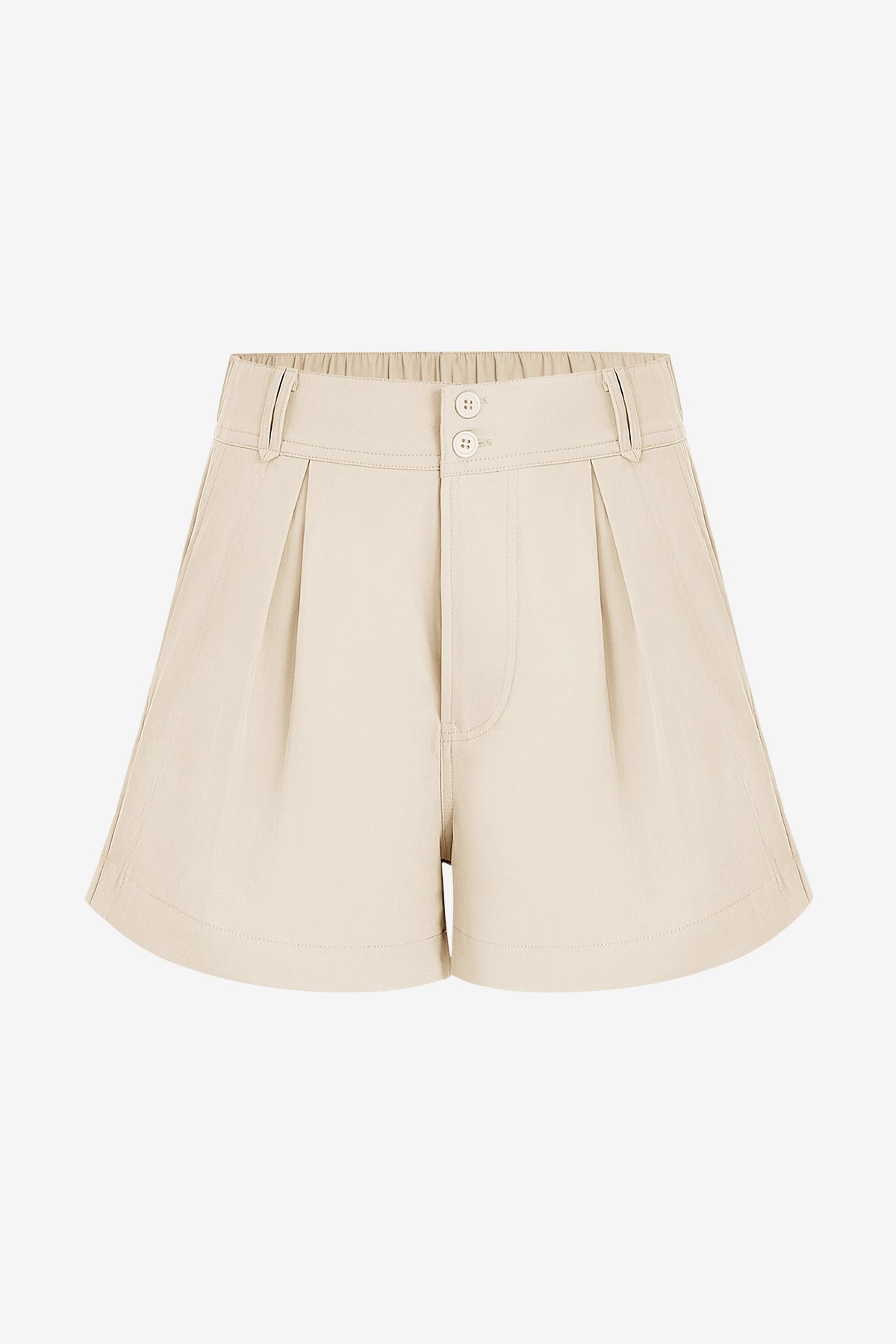 Womens Apricot High Waisted Shorts | CicyBell