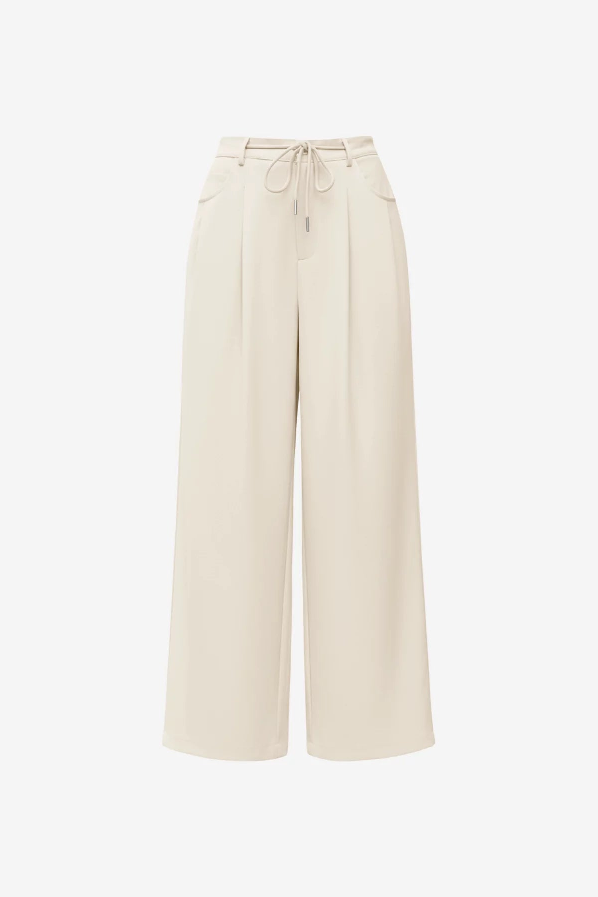 Womens Apricot Wide Leg Dress Pants | CicyBell