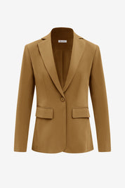 Cicy Bell Womens Army Green Casual Work Blazers