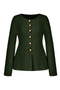 Womens Army Green Button Up Cardigan Sweaters 3