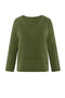 Womens Army Green Long Sleeve T Shirts 3