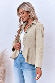 Women Beige  Elegant Blazer 3
