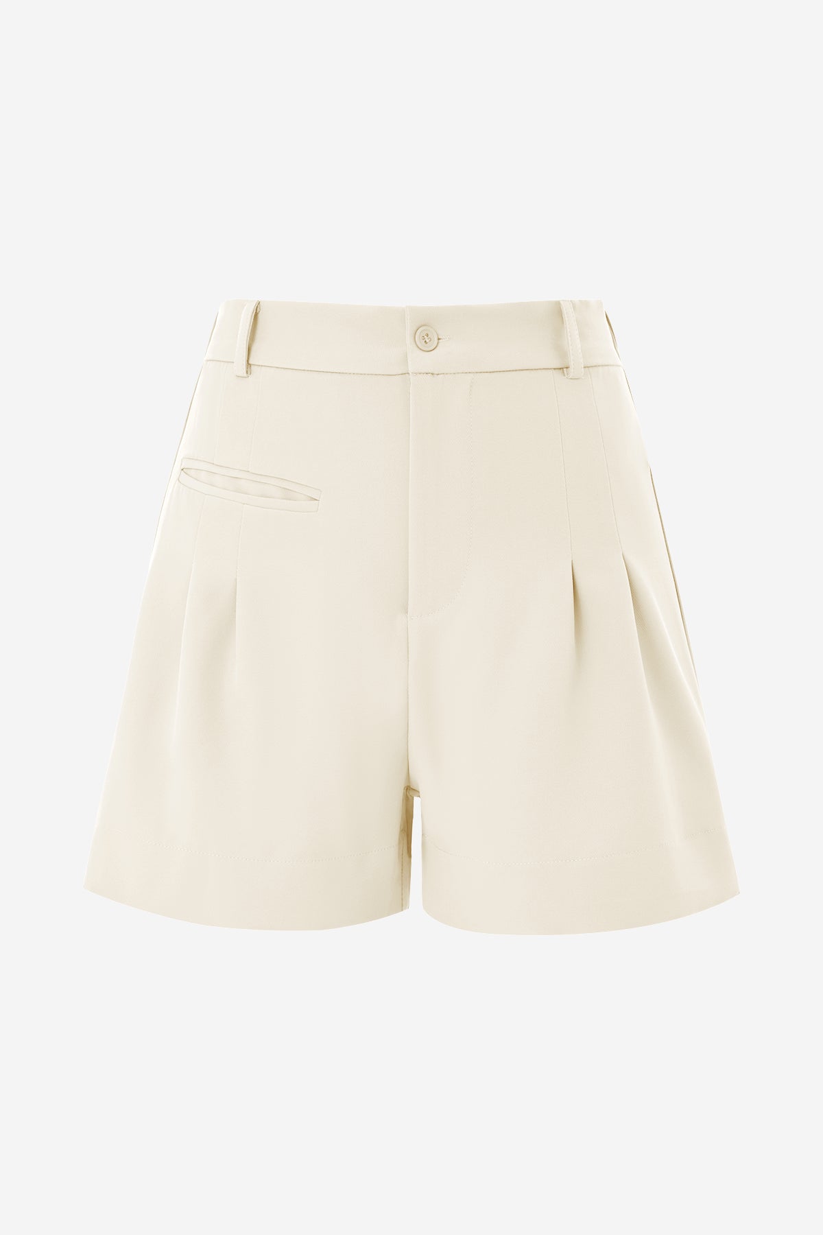 Womens Beige Wide Leg Dressy Shorts | CicyBell