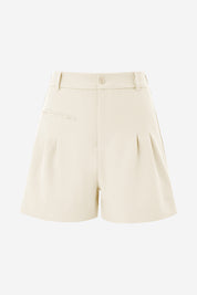 Womens Beige Wide Leg Dressy Shorts | CicyBell