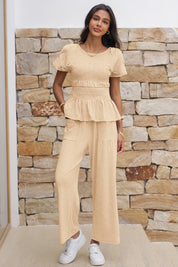 Womens Beige 2 Piece Outfits | CicyBell