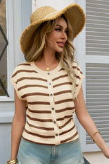 Womens Beige Sweater Tops 3