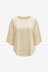 Womens Beige Summer Oversized T-shirts 2
