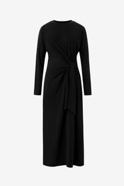 Womens Black Long Sleeve Maxi Dress | CicyBell