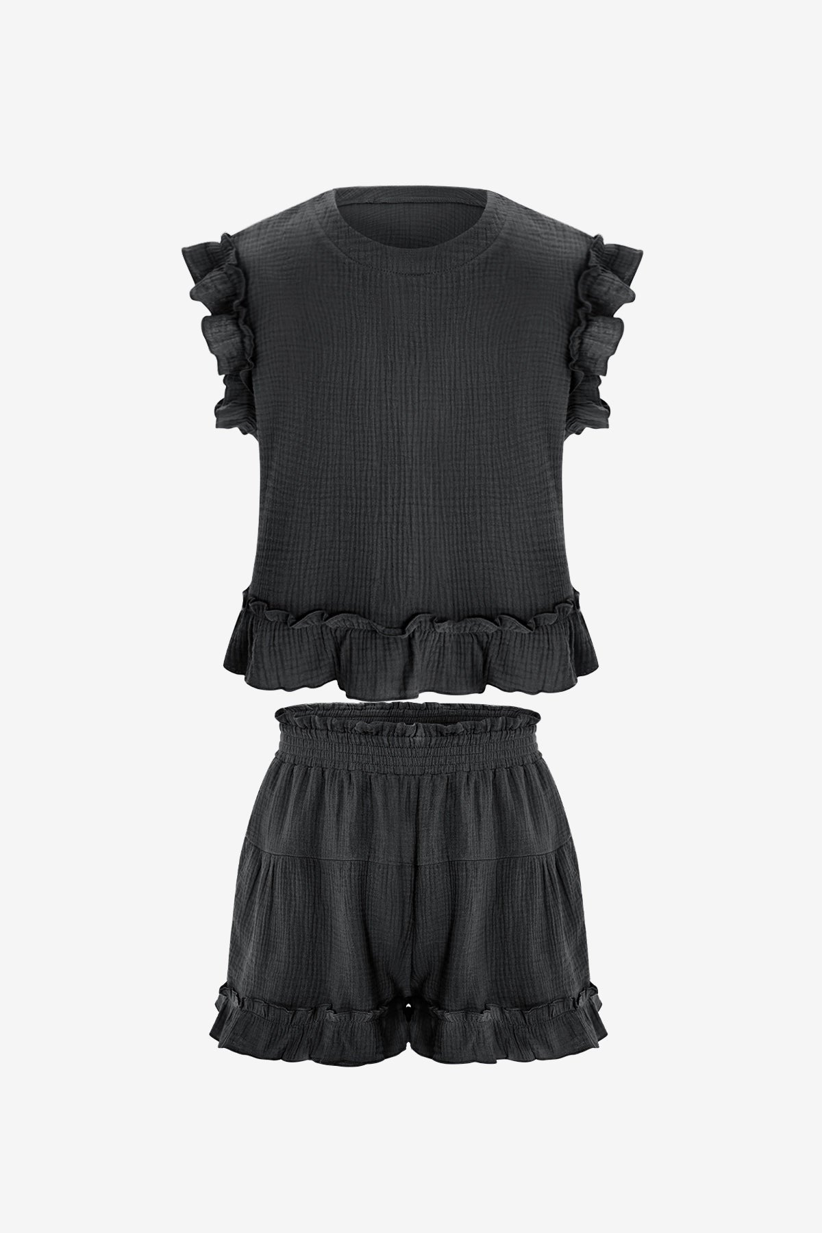 Womens  Black Pajamas Lounge Sets | CicyBell