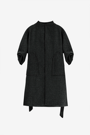 Womens Black Long Pea Coats | CicyBell