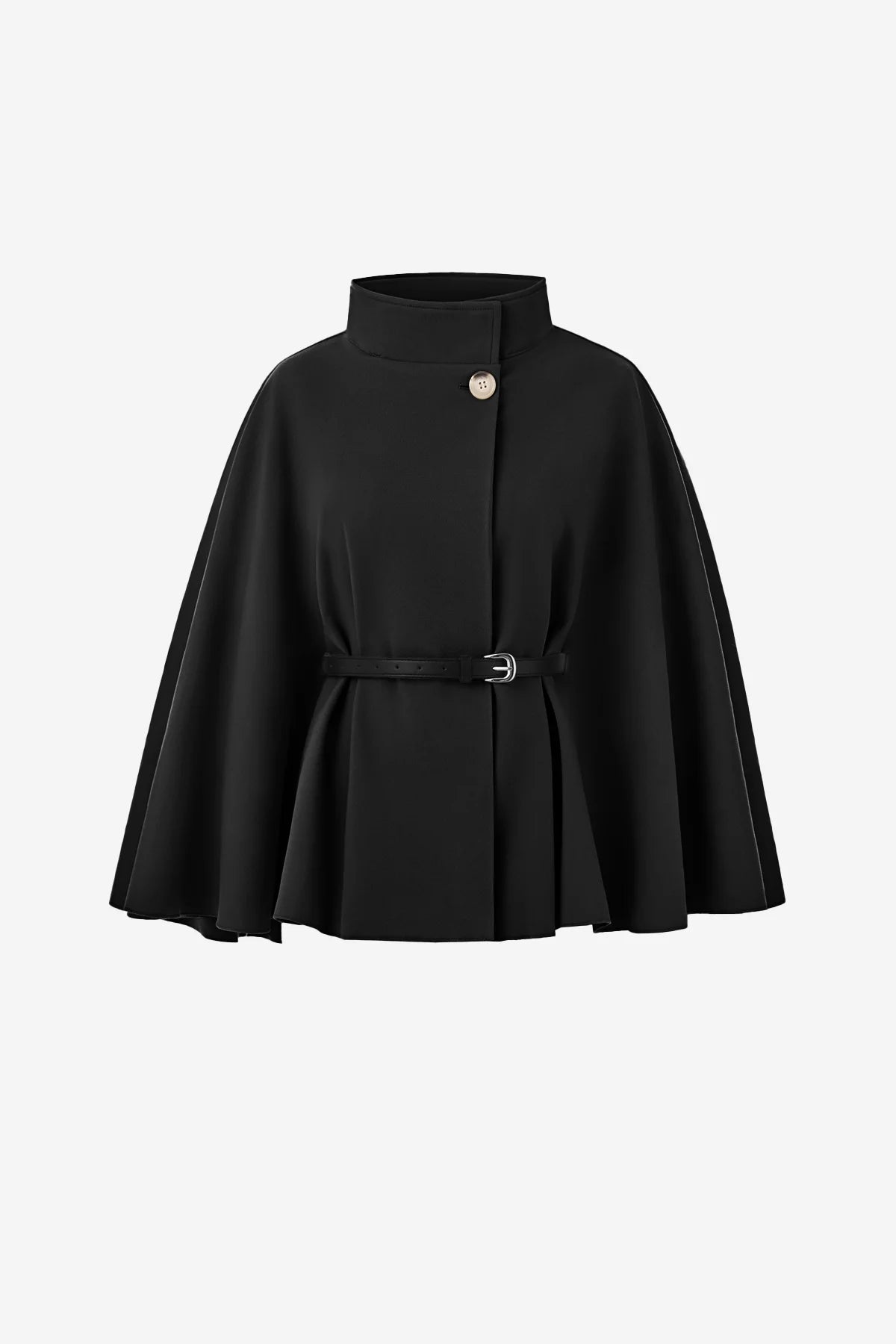Womens Black Batwing Sleeve Coats | CicyBell