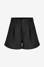 Womens  Black High Waisted Shorts | CicyBell
