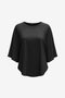 Womens  Black Summer Oversized T-shirts 2