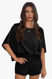 Womens Black Oversized T Shirts 1