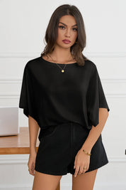 Womens Black Oversized T Shirts 3