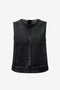 Womens  Black Denim Vest 2