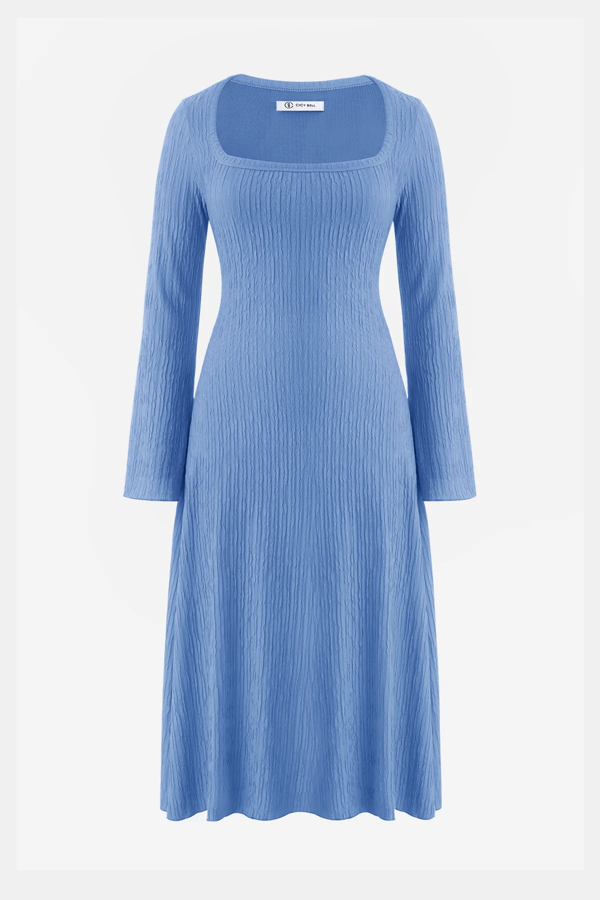 Womens Blue Sweater Dress | CicyBell