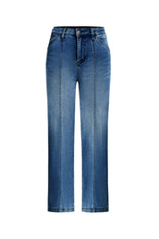 Womens Blue Wide Leg Jeans | CicyBell