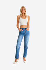 Womens Blue Skinny Jeans 1