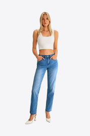 Womens Blue Skinny Jeans 1