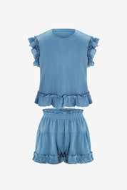 Womens Blue Pajamas Lounge Sets | CicyBell