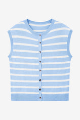 Womens Blue Sweater Tops | Cicy Bell