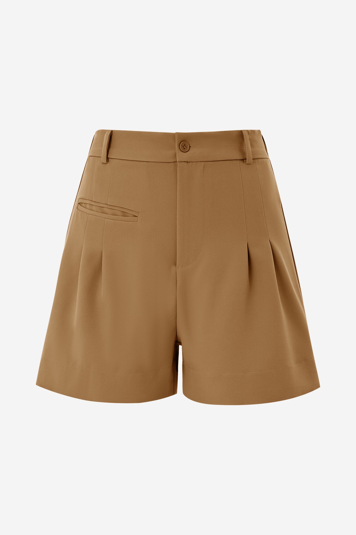 Womens Brown Wide Leg Dressy Shorts | CicyBell
