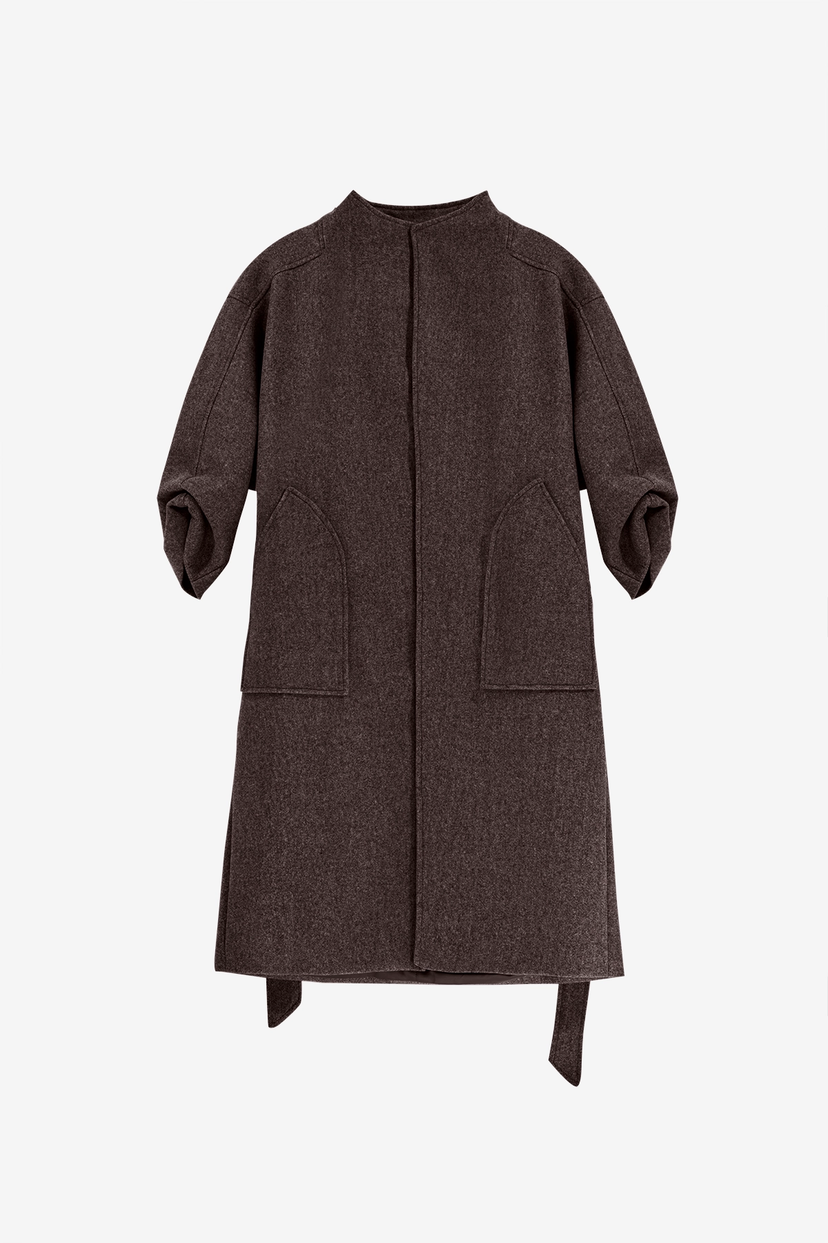 Womens Coffee Long Pea Coats | CicyBell