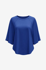 Womens Dark Blue Summer Oversized T-shirts 2