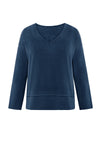 Womens Dark Blue Long Sleeve T Shirts 3