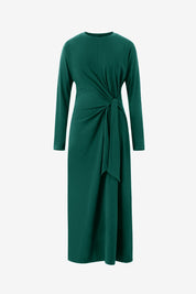 Womens Dark Green Long Sleeve Maxi Dress | CicyBell