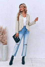 Women Dark Grey Elegant Blazer 2