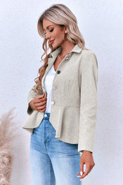 Women Dark Grey Elegant Blazer 3