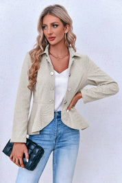 Women Dark Grey Elegant Blazer | CicyBell