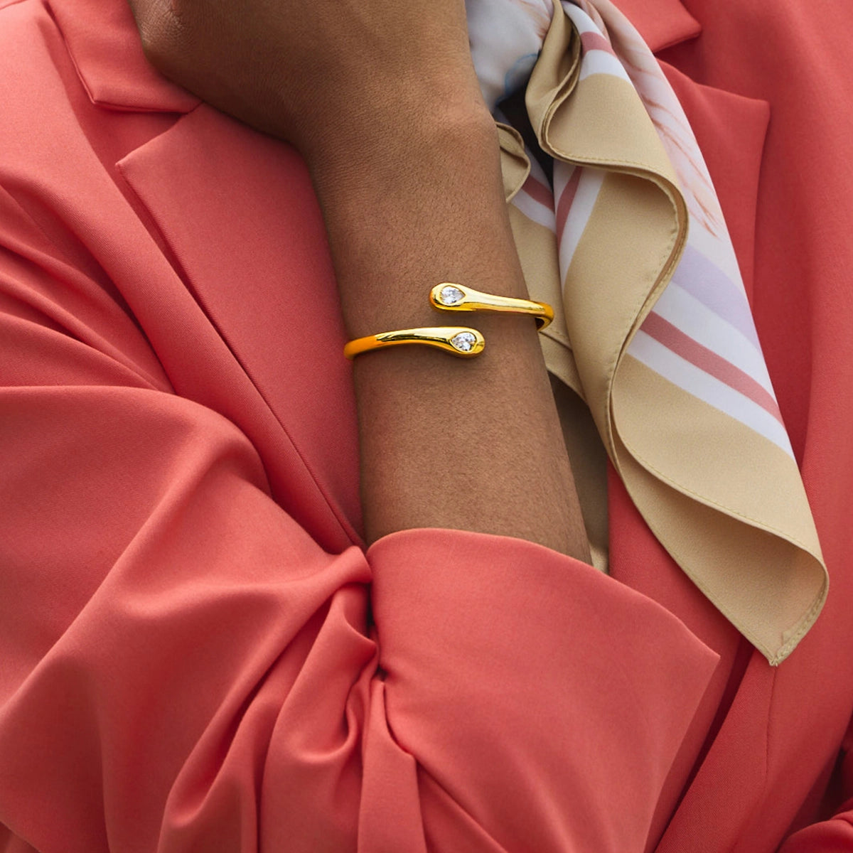 Womens 18k Gold Plated Bracelets 1