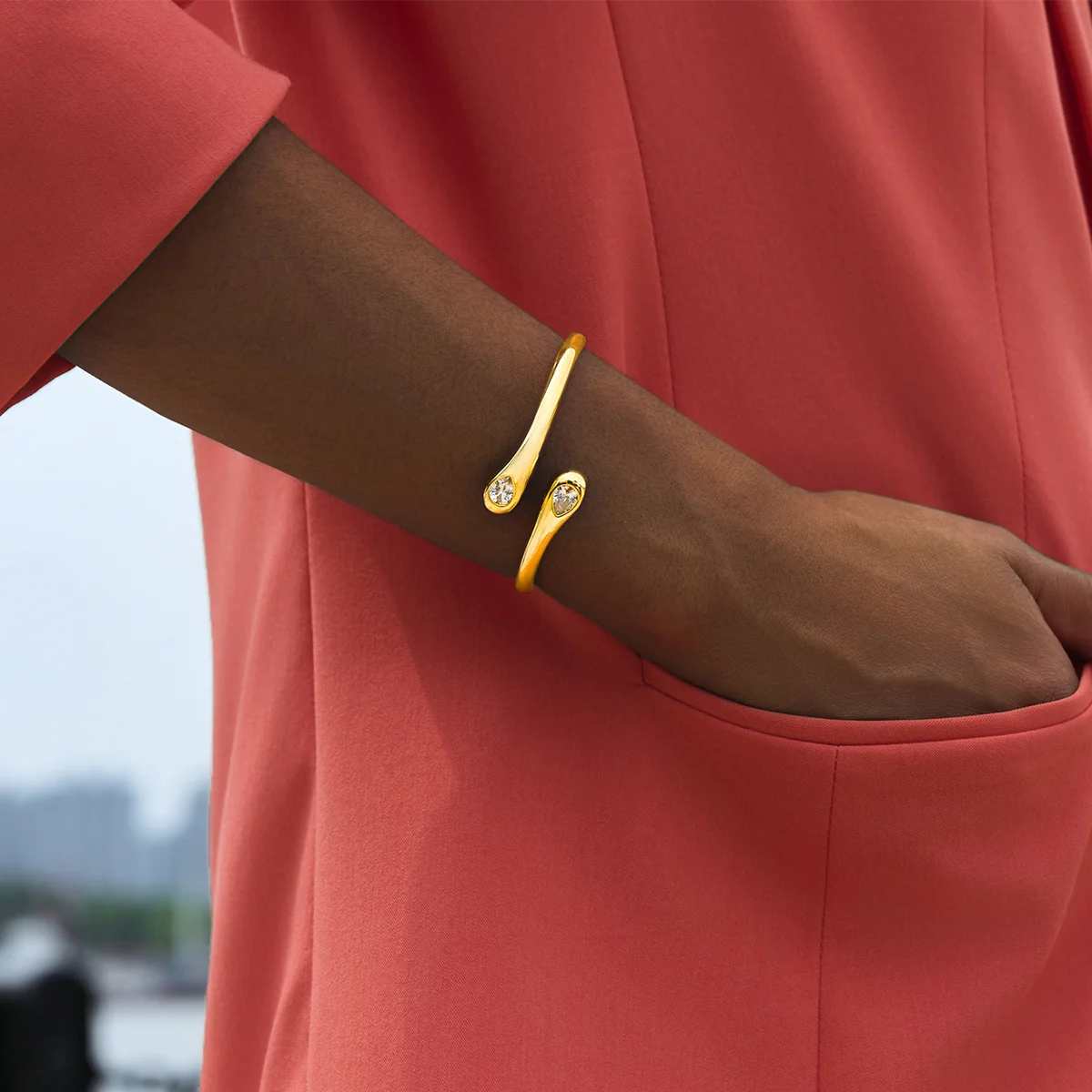 Womens 18k Gold Plated Bracelets 2