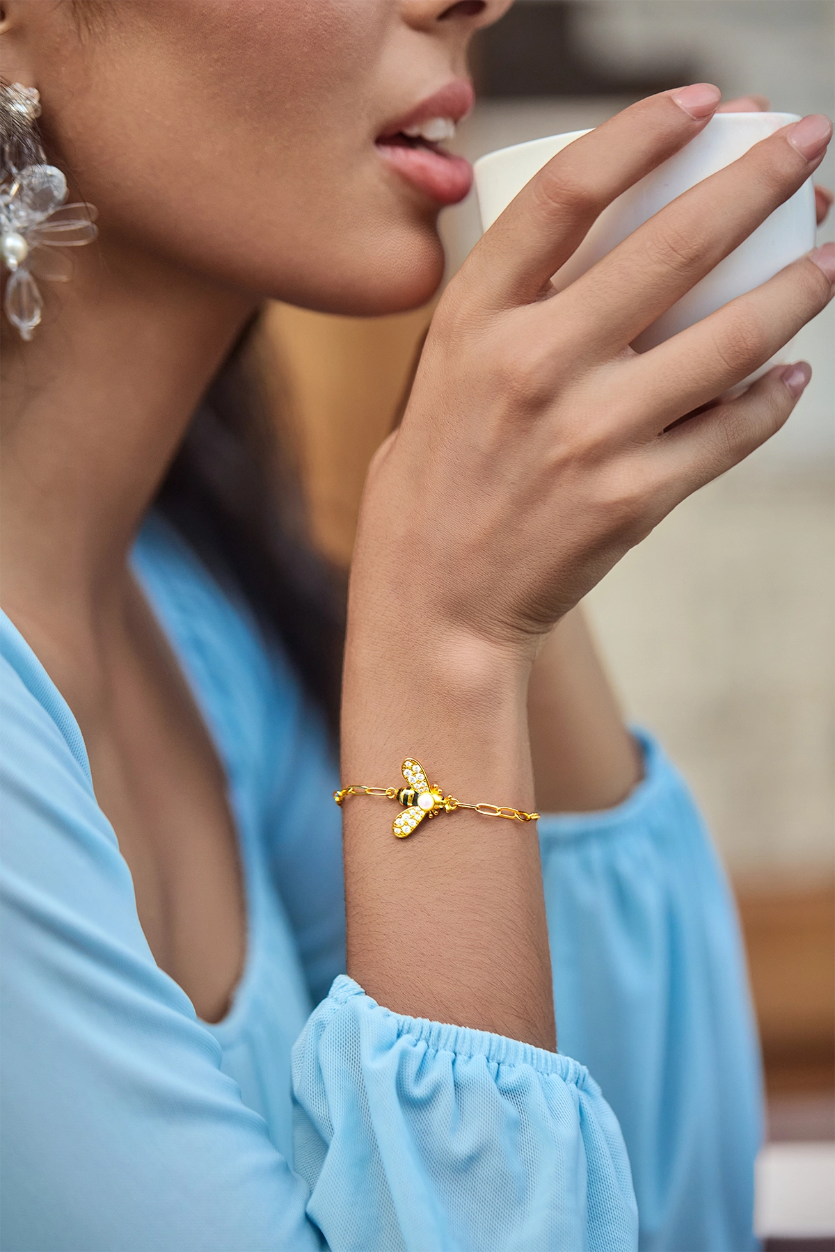 Womens Gold 18K Gold Plated Bracelets 1