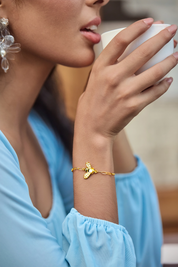 Womens Gold 18K Gold Plated Bracelets 1