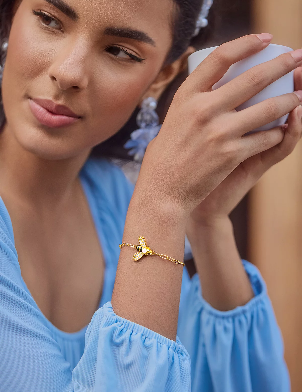 Womens Gold 18K Gold Plated Bracelets 2