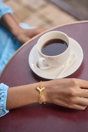 Womens Gold 18K Gold Plated Bracelets | CicyBell