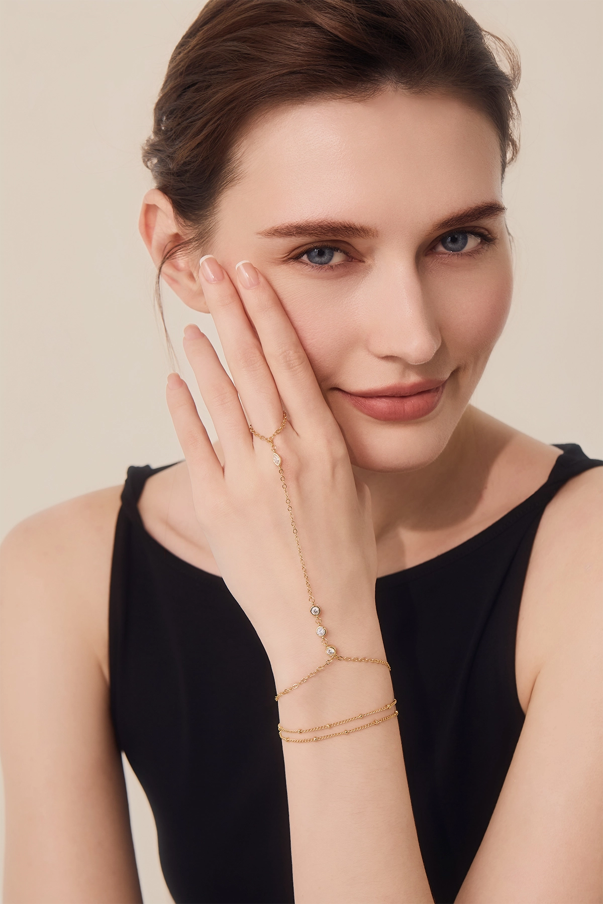 Womens 18k Gold Plated Bracelet 1