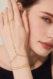 Womens 18k Gold Plated Bracelet 3