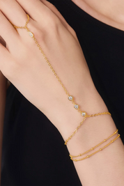 Womens 18k Gold Plated Bracelet | CicyBell