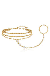 Womens 18k Gold Plated Bracelet | CicyBell