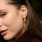 Womens 14k Gold Plated Earrings 1