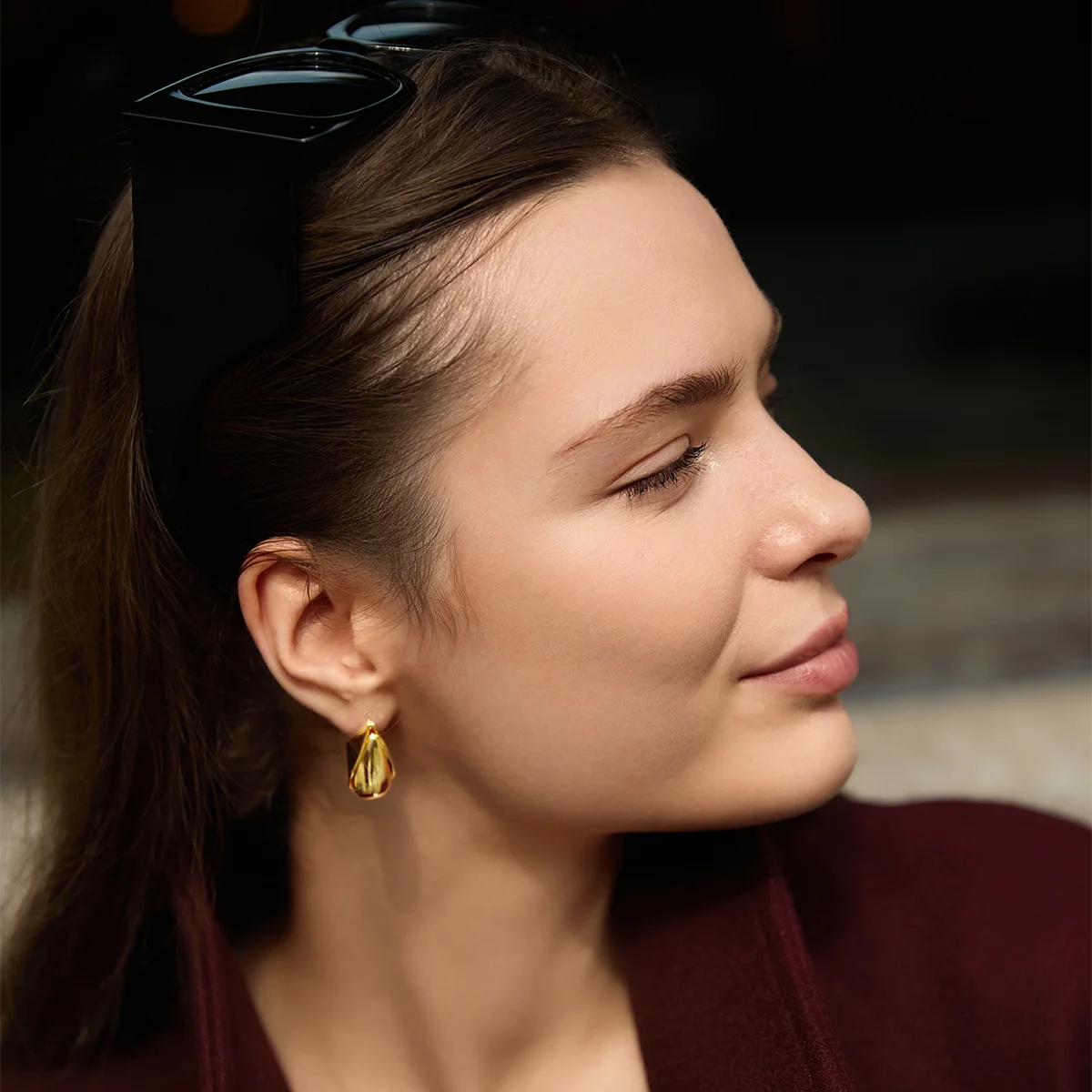 Womens 14k Gold Plated Earrings 3