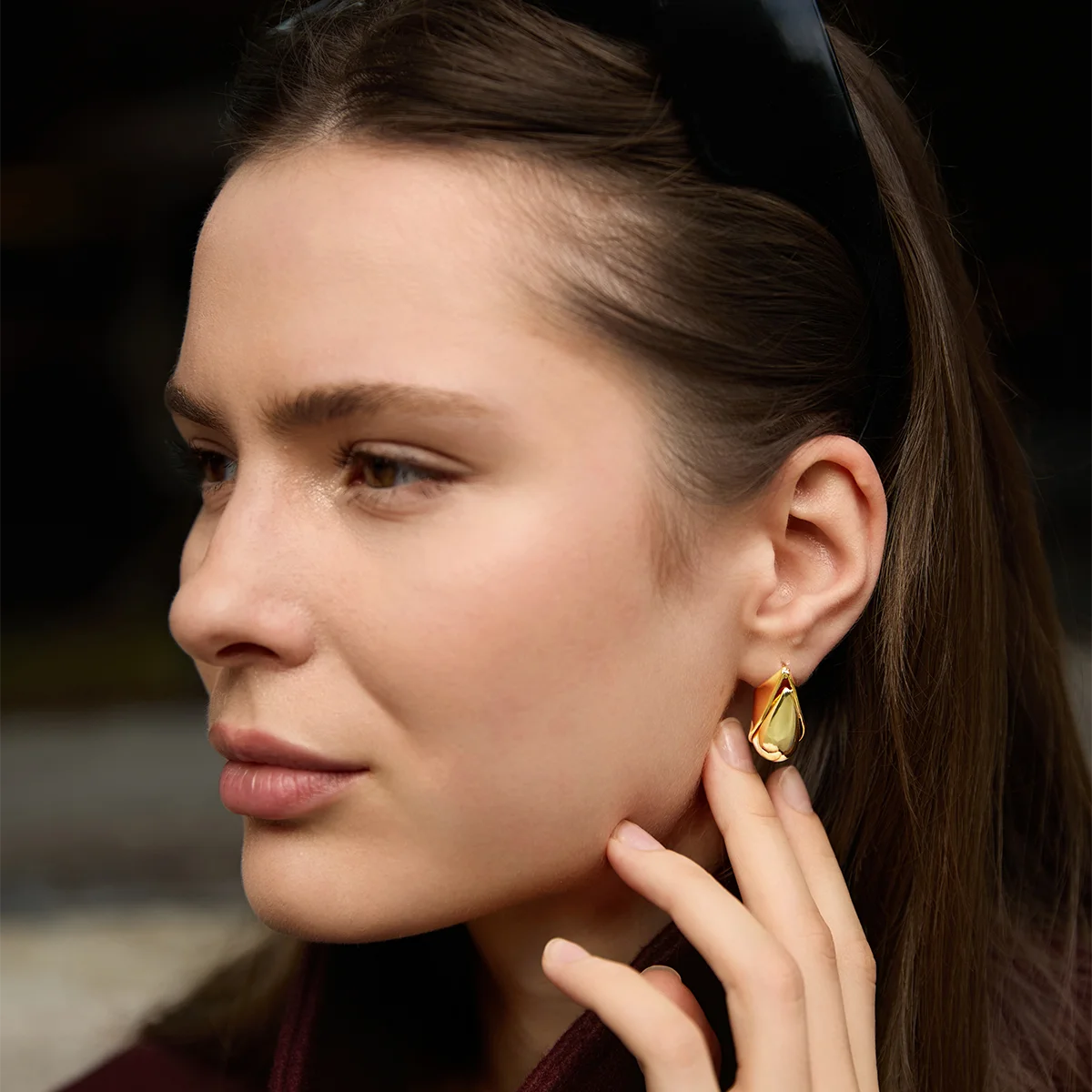 Cicy Bell Womens 14k Gold Plated Earrings