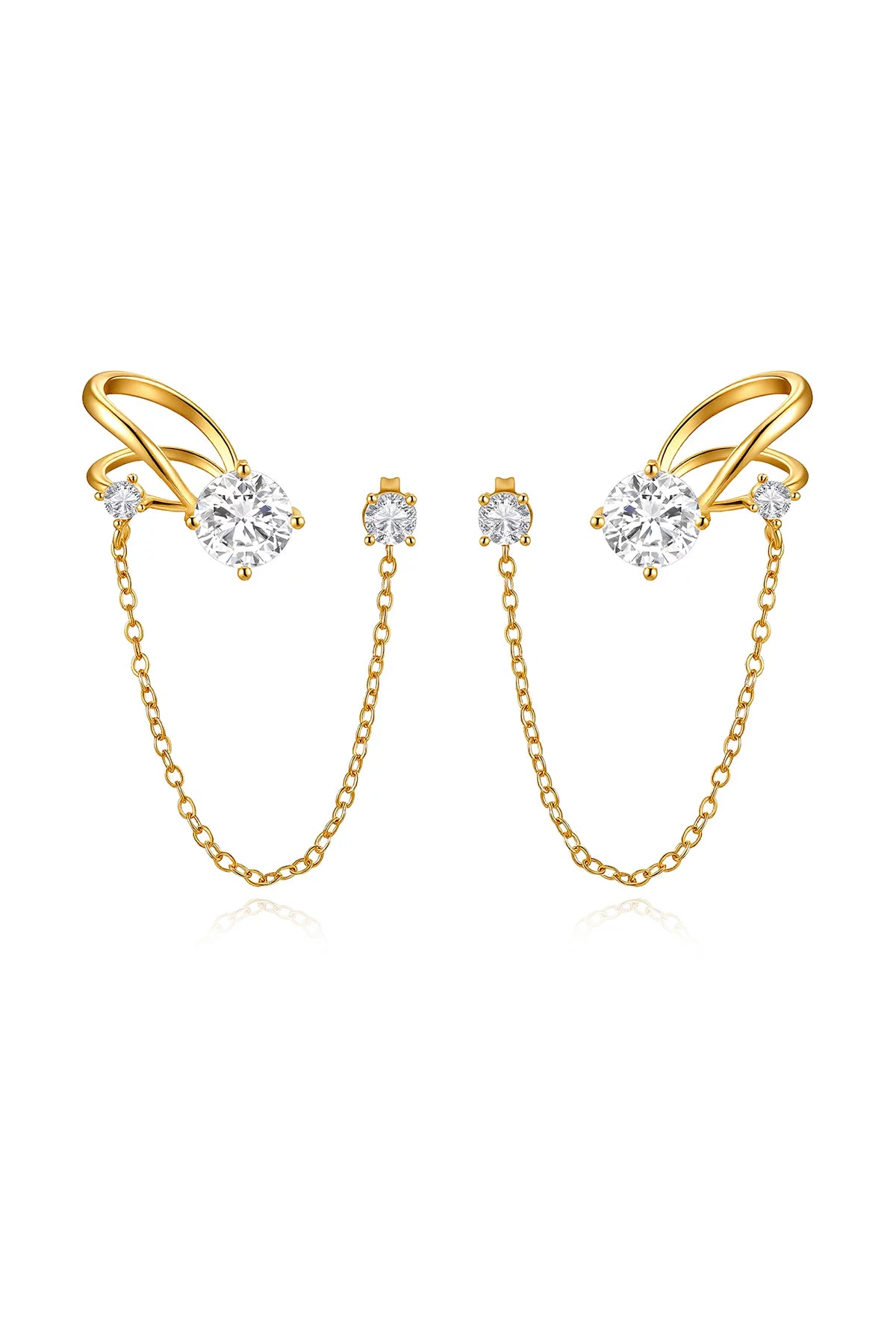 Womens 18k Gold Plated  Earrings | CicyBell