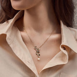 Cicy Bell Womens Floral Pendant Necklace